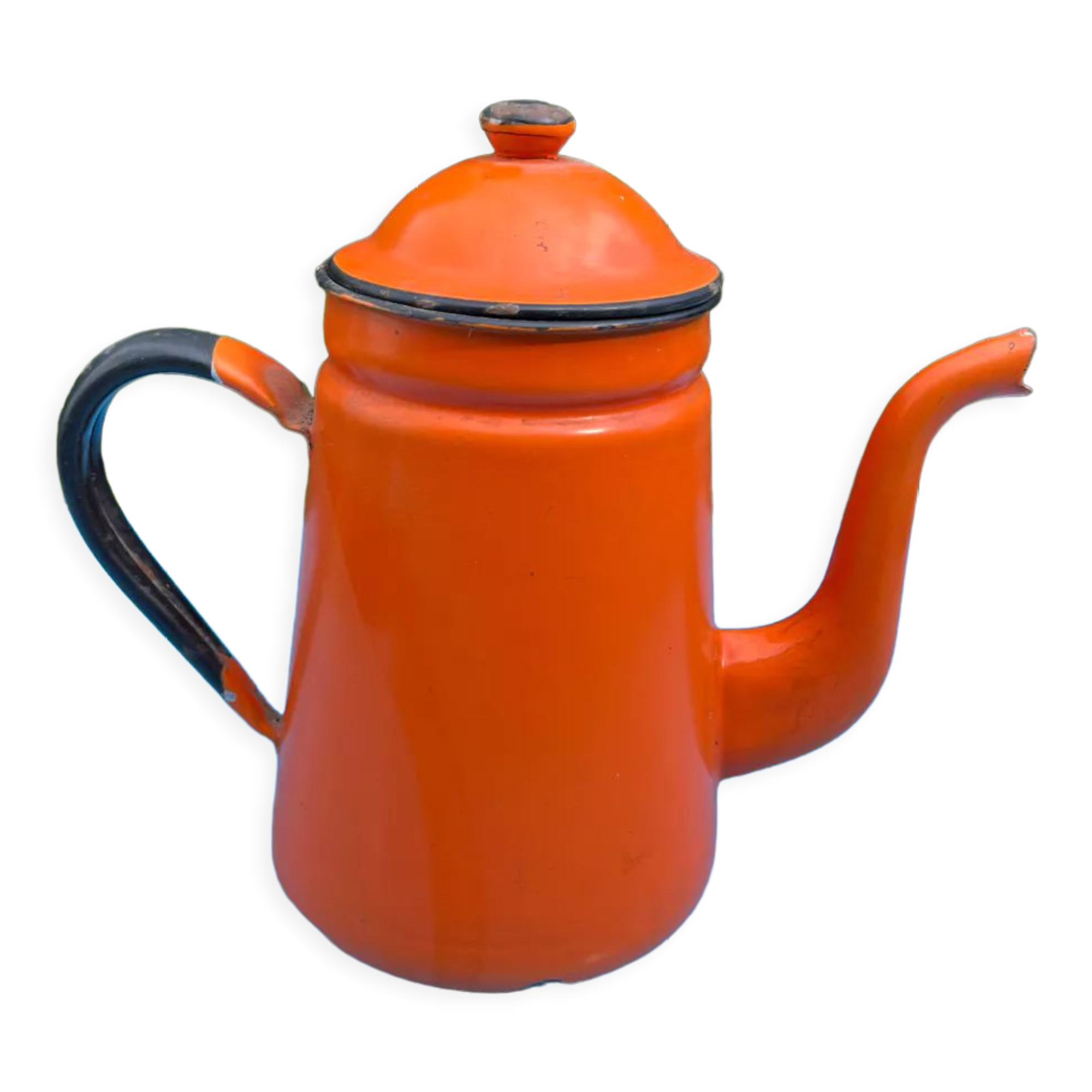 Enamelled coffee maker