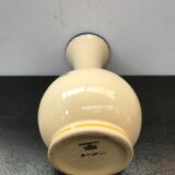 Ancient vase Quimper ceramics painted made a france vintage