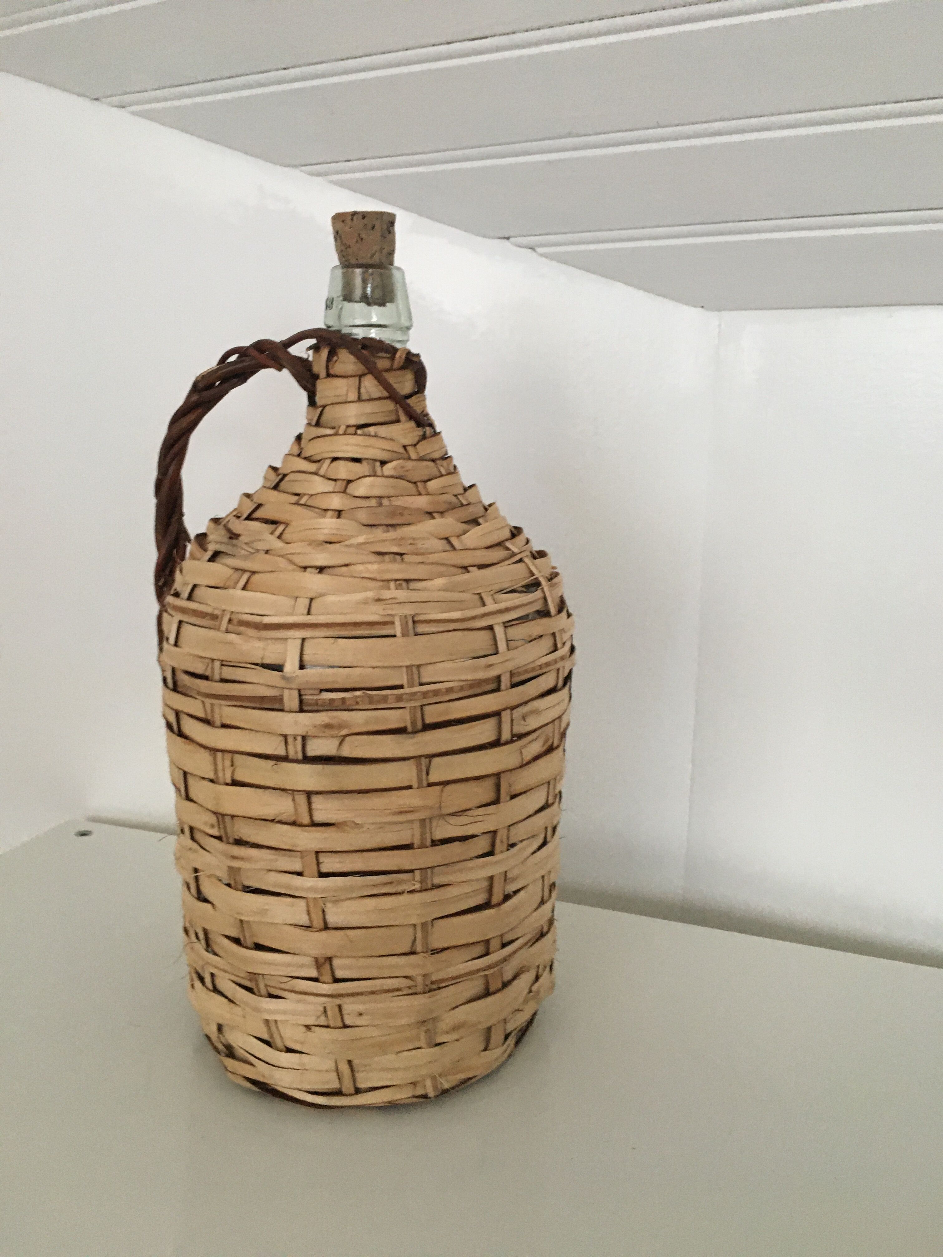 Lady-Jeanne dressed in rattan