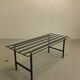 Glass and steel coffee table 1950