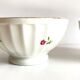 3 porcelain bowls of flowered limoges