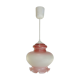 Suspension corolle verre moulé vintage