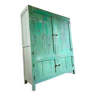 Cabinet / cupboard / vintage brocant mint green cabinet