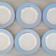 Hollow earthenware plates Café Gilbert by Moulin des Loups Vintage