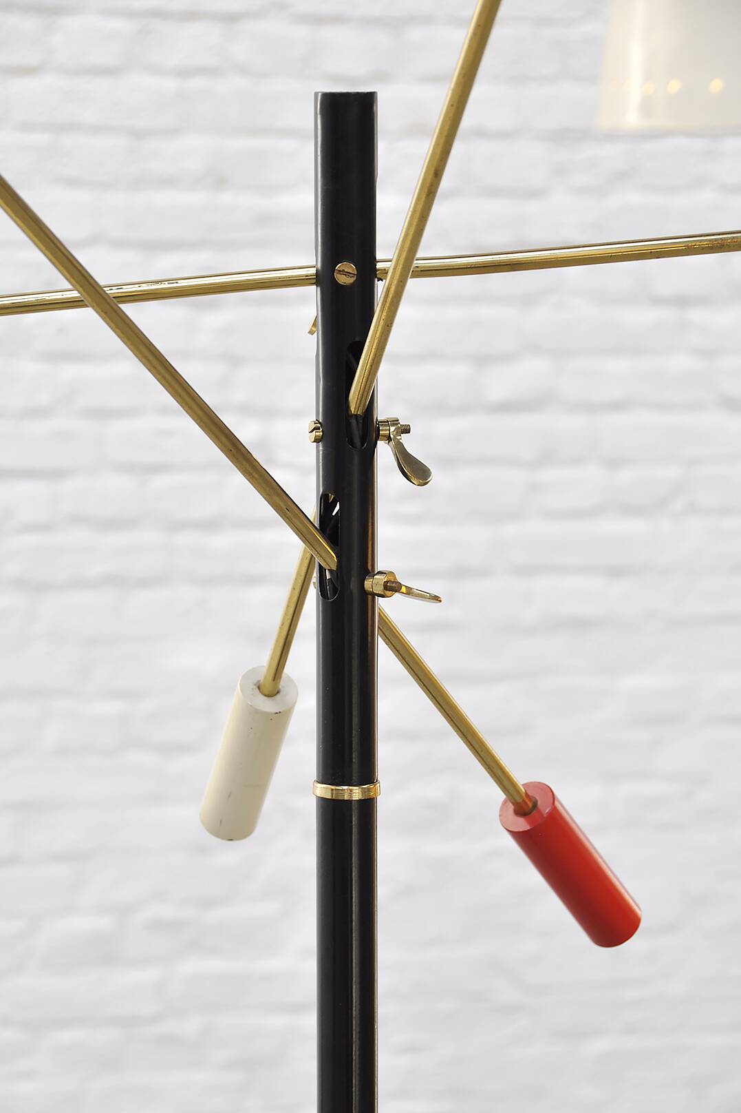 Original Italian 'Triennale' floor lamp attributed to Stilnovo