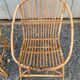 Pair of rattan armchairs