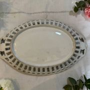 Corbeille porcelaine ajourée