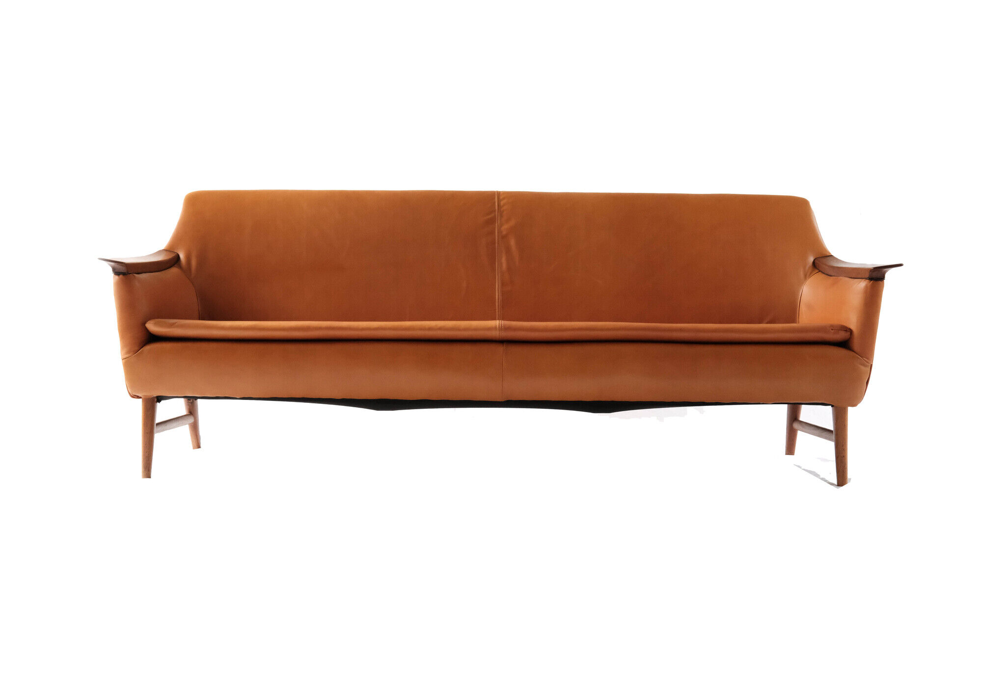 Scandinavian leather sofa, Norway 1970's