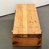 Roland Wilhelmson's pine coffee table / bench
