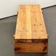 Roland Wilhelmson's pine coffee table / bench