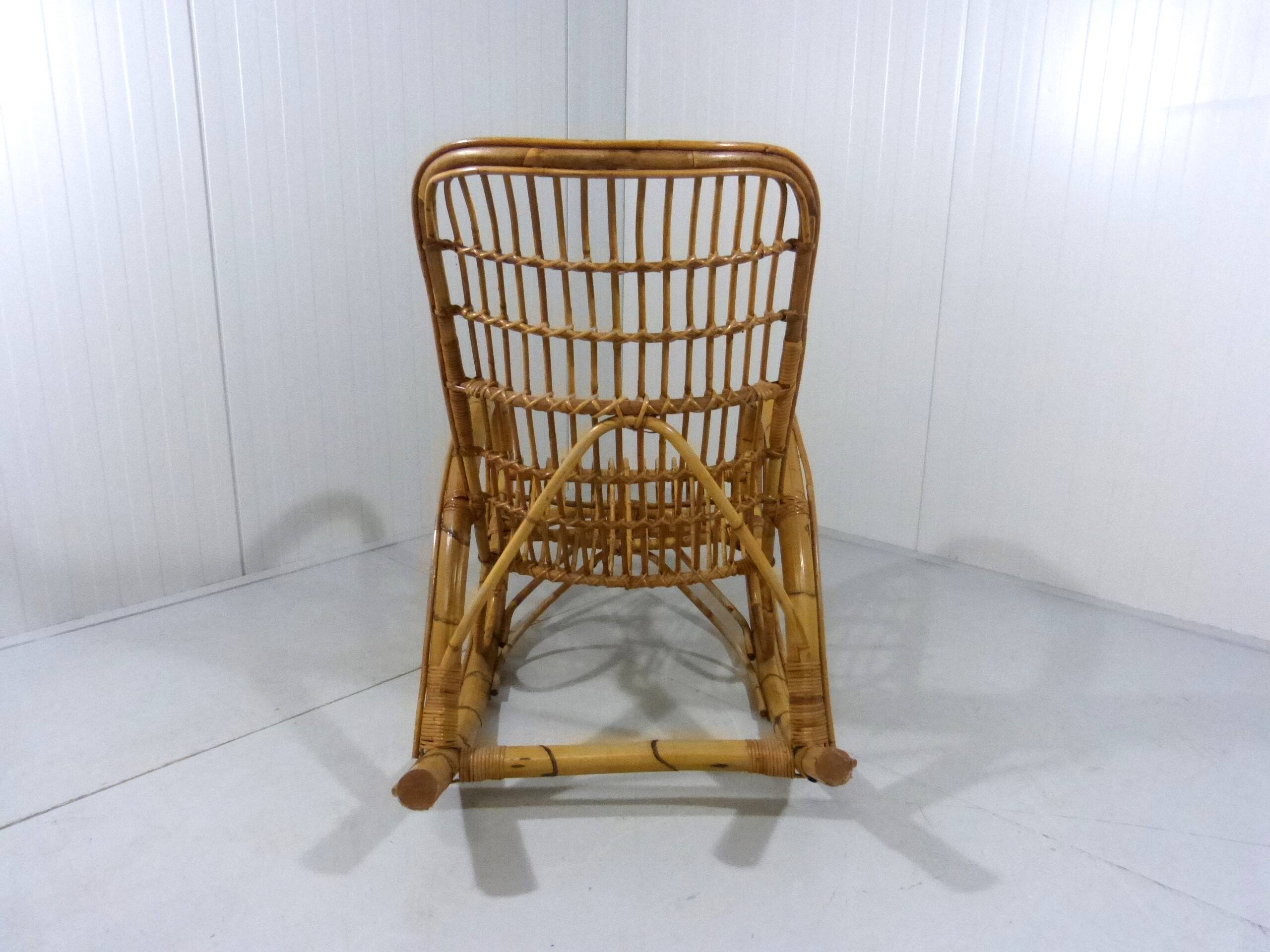 Rattan rocking chair 1960’s