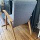Scandinavian armchair compass feet 50