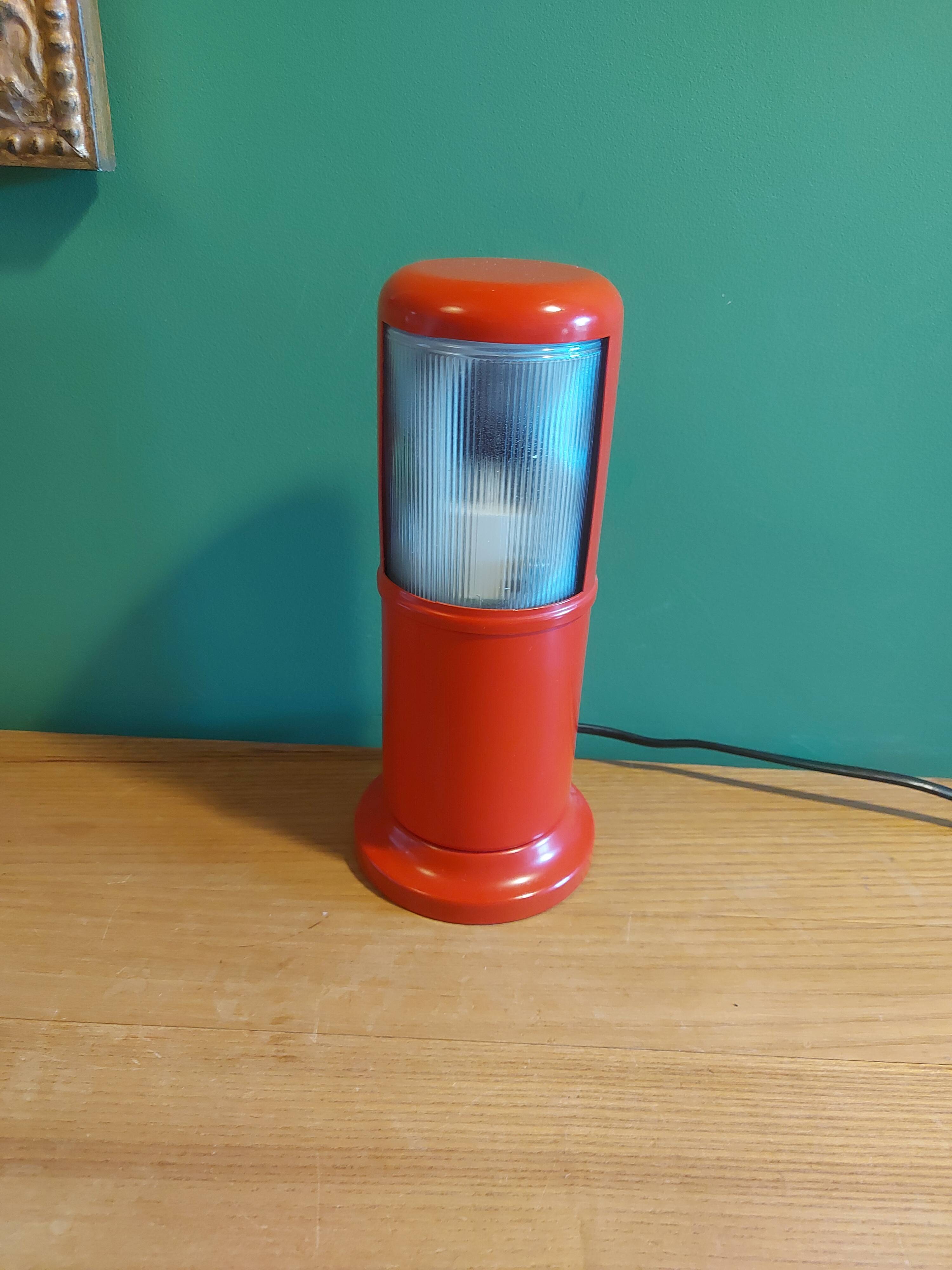 Vintage metal lamp 1980