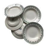 5 soup plates Moulin des louos