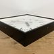Black Industrial Square Wall Clock from Pragotron, 1970s