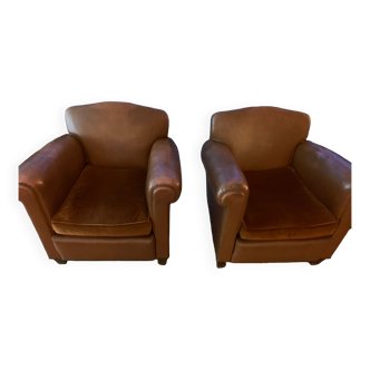 2 club armchairs