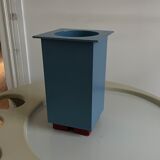 Bleu vase or wine holder alessi michael graves square euclid 1994