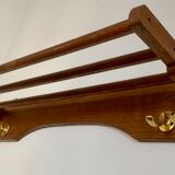 Vintage wall coat rack 60's