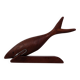 Danish Teak Shark with Stand, 1960s