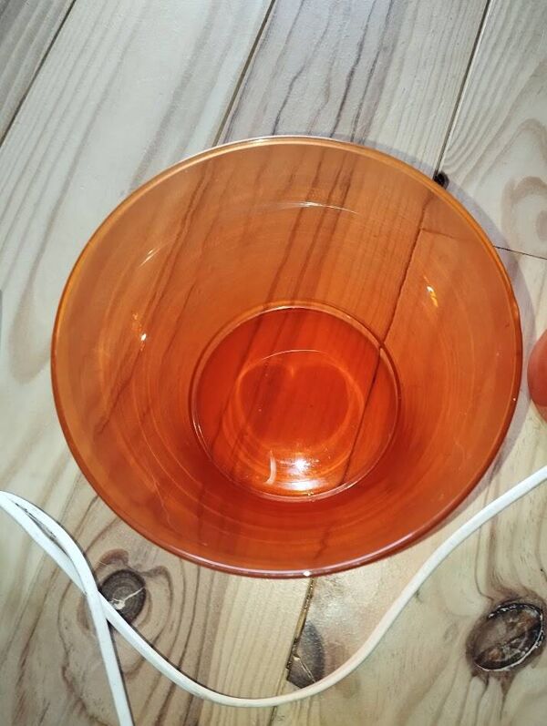 Lampe GAVIK orange – IKEA vintage, modèle rare.