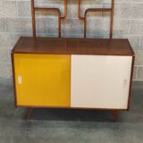 Buffet Commode U 452 jaune par Jiri Jiroutek pour Interier Praha 1960