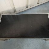 Plexiglas and iron coffee table