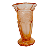 Pink art deco vase