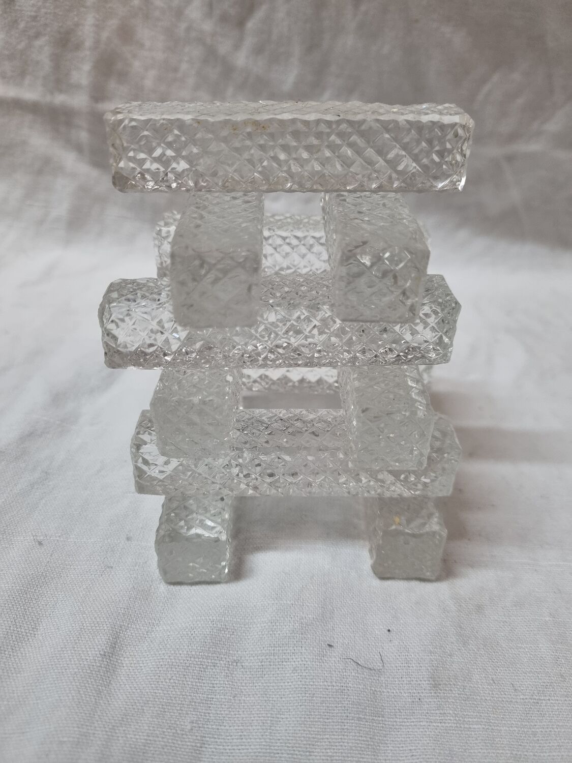 Crystal knife holder, 1970