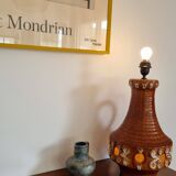 Pied de lampe haute fat lava