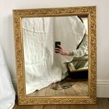 set of 4 mirrors in wood and gilded stucco early 20th century