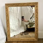 set of 4 mirrors in wood and gilded stucco early 20th century