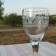 8 old water glasses engraved with a large frieze late XIX-XXth