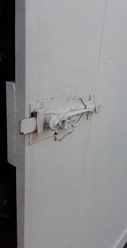 Door h175xl89.8cm cellar, outbuilding