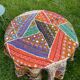 Oriental tablecloth with mirror and embroidery