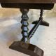 Table basse vintage pieds bois tourné