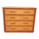 Commode osier et bambou