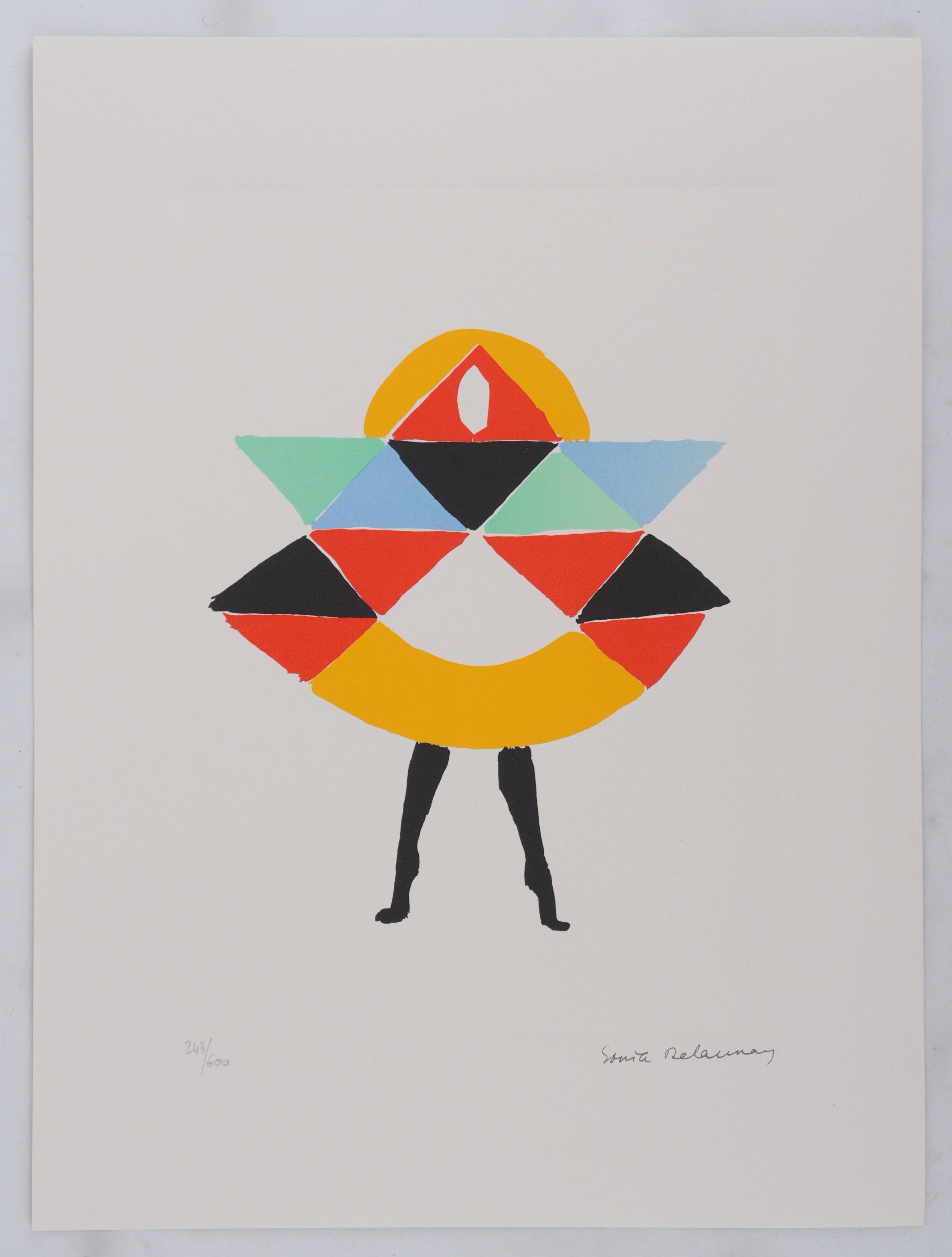 Sonia Delaunay: Carnival, signed lithograph