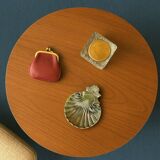 Ashtray or shell-shaped trinket tray in gilded zamak – EP Zinc, Italy, 1960s