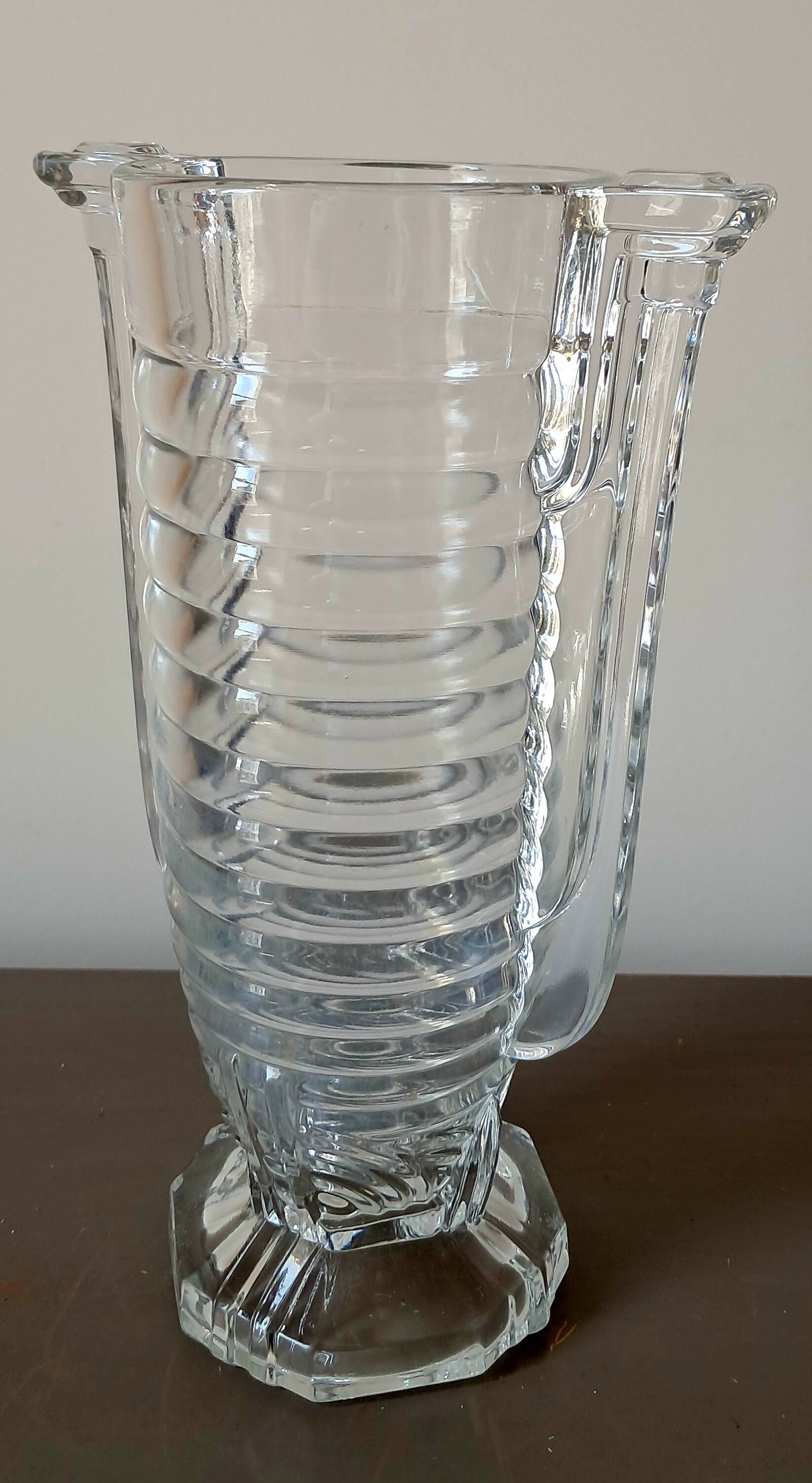 Marcelle vase, Val Saint Lambert. Art Deco