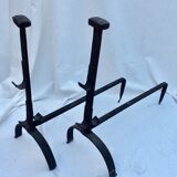 Old pair of vintage iron channels