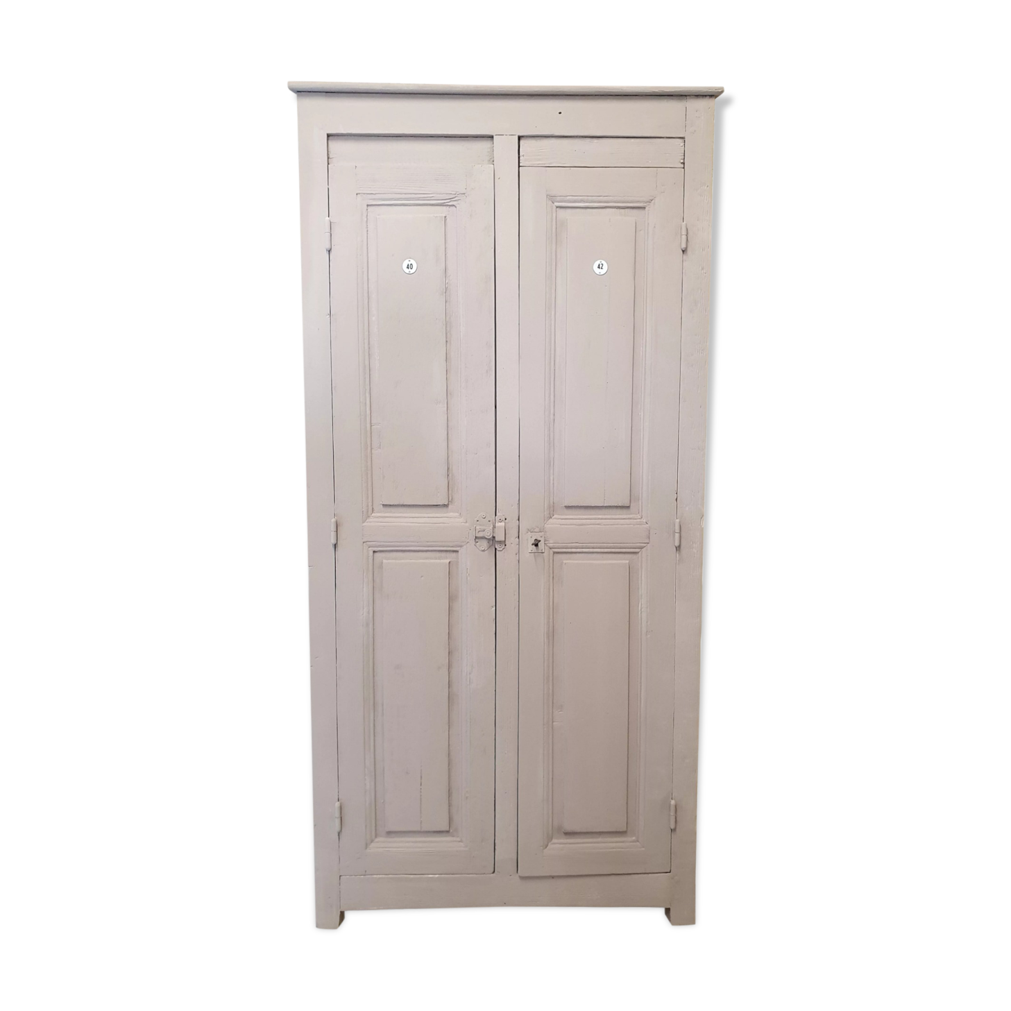 Old wooden cloakroom