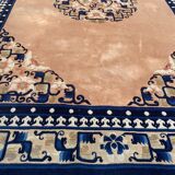 Tapis vintage chinois pékin fait main 184x276 cm