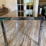 Table en verre miroir Roche Bobois