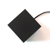 Black lamp Cuboluce Cini & Nils, Made in Italy, 80s