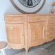 Low buffet in solid cherry wood renovated – Louis XV style – 250 cm