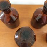 Lot of 4 pharmacy vials