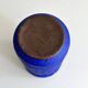 Vintage Studio Pottery Vase – Hartwig Heyne (Hoy), Deep Blue, WGP, 70's