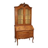 Elegant double-body Italian display cabinet from the 1950s