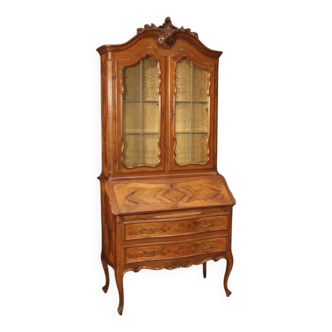 Elegant double-body Italian display cabinet from the 1950s