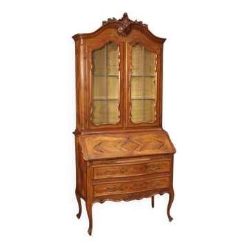 Élégante vitrine italienne à double corps des années 1950